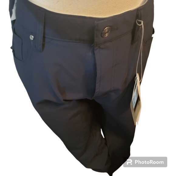 Pants Tech Performance Slim Fit Dark Blue TAILOR VINTAGE New Canaan (38X30) - Picture 10 of 10